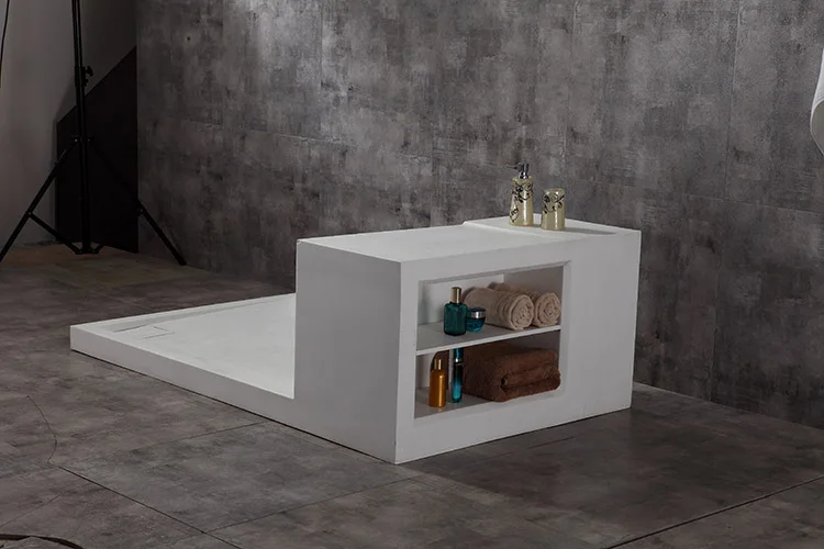 1530 mm rectangular pure acrylic shower base tray, pure acrylic shower tray