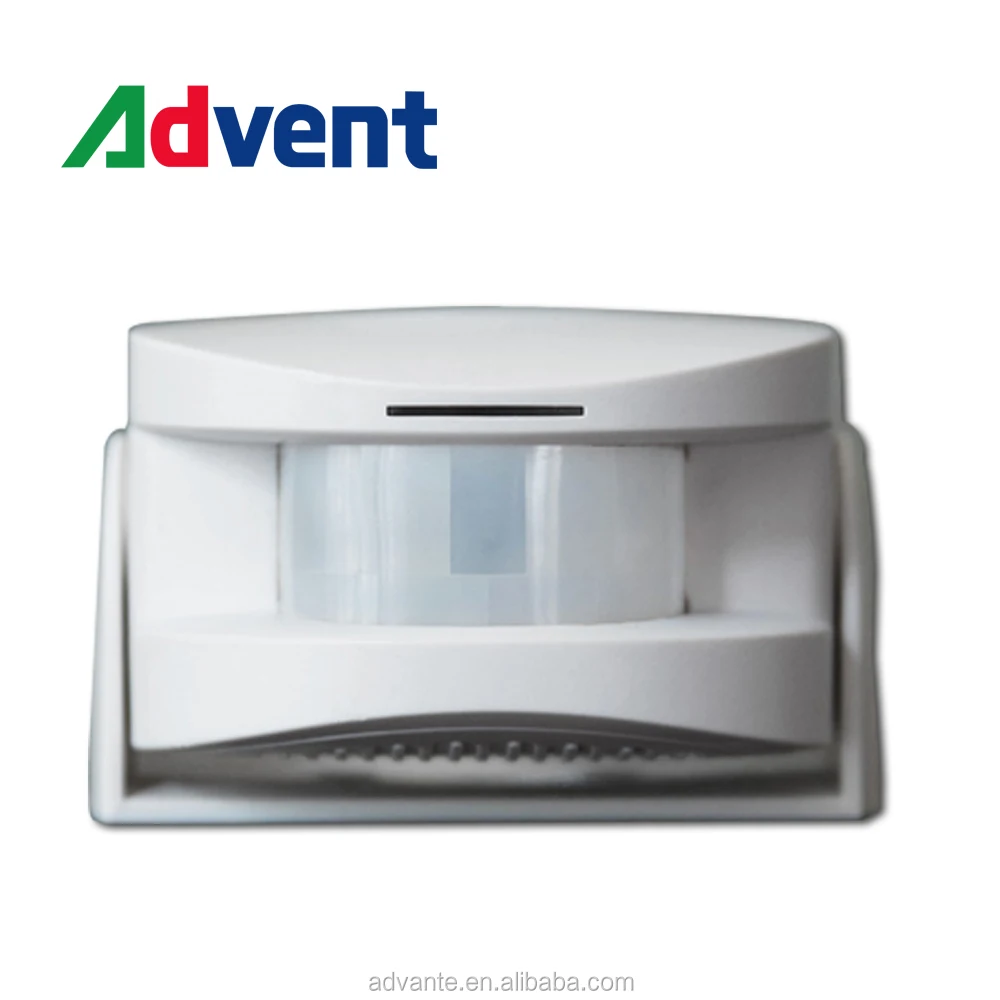 Adjustable detection angle motion sensor for welcoming or alarm