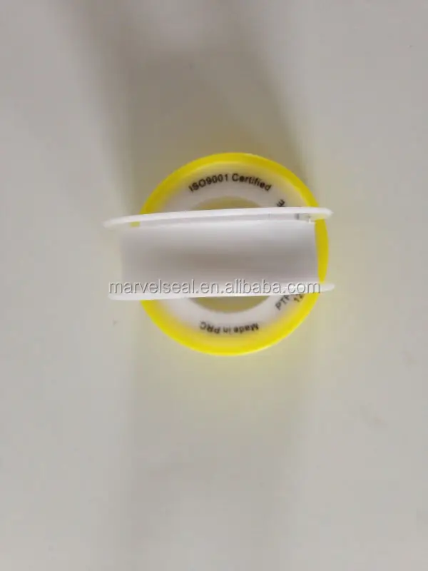 Hot selling ptfe thread seal tape with low price Cinta de ptfe de 0,1mm de grosor para sellado white