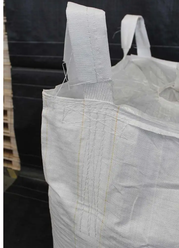 1500 kg Inner sewing belt FIBC big bags packing for chemical powder and lime, leak-proof, high UV treated