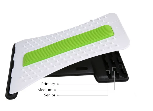 BDE Lower and Upper Back Pain Relief Arched Back Stretcher for posture correction