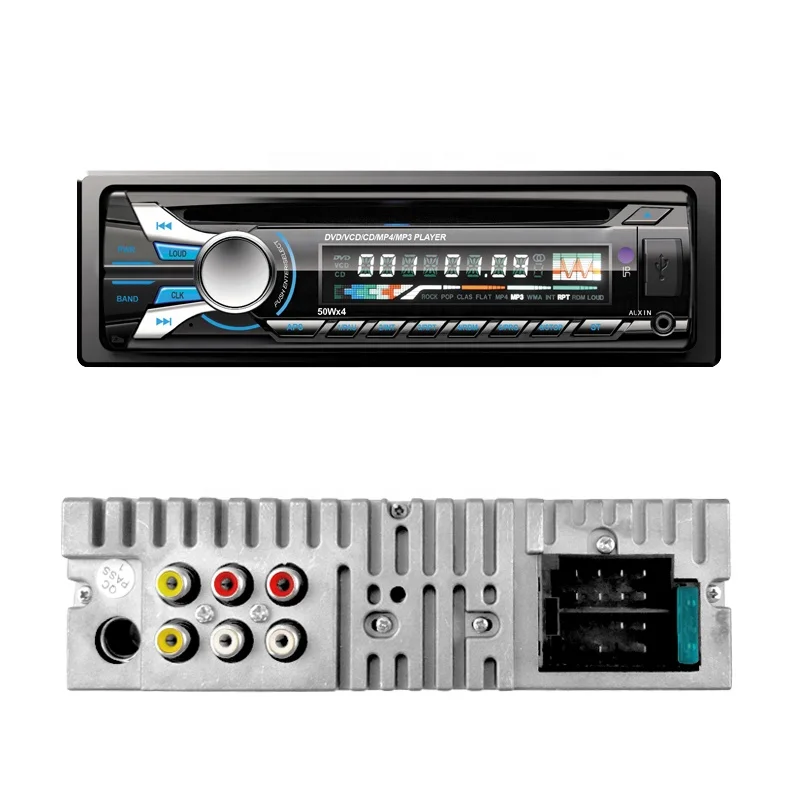 2019 cheap universal 1din detachable/fixed panel car radio sb sd fm radio BT hands free SD Aux system DVD player stereo