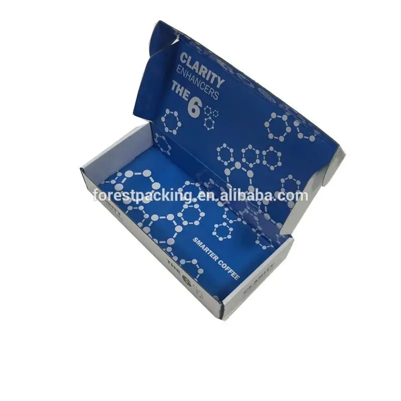 Красочная печать гофрированного переработанных крафт-бумаги упаковочной коробки