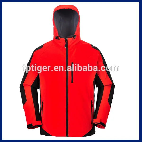 2015 с капюшоном новое ветра 3- слой пальто водонепроницаемый муёчин красный softshell куртка
