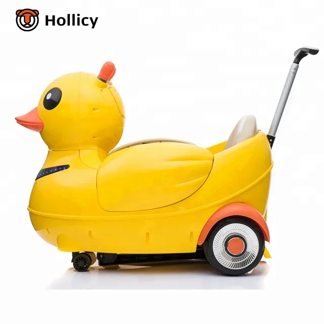 2020 new lovely yellow duck Ride+On+Car multi-functional kids electric toy cars to drive