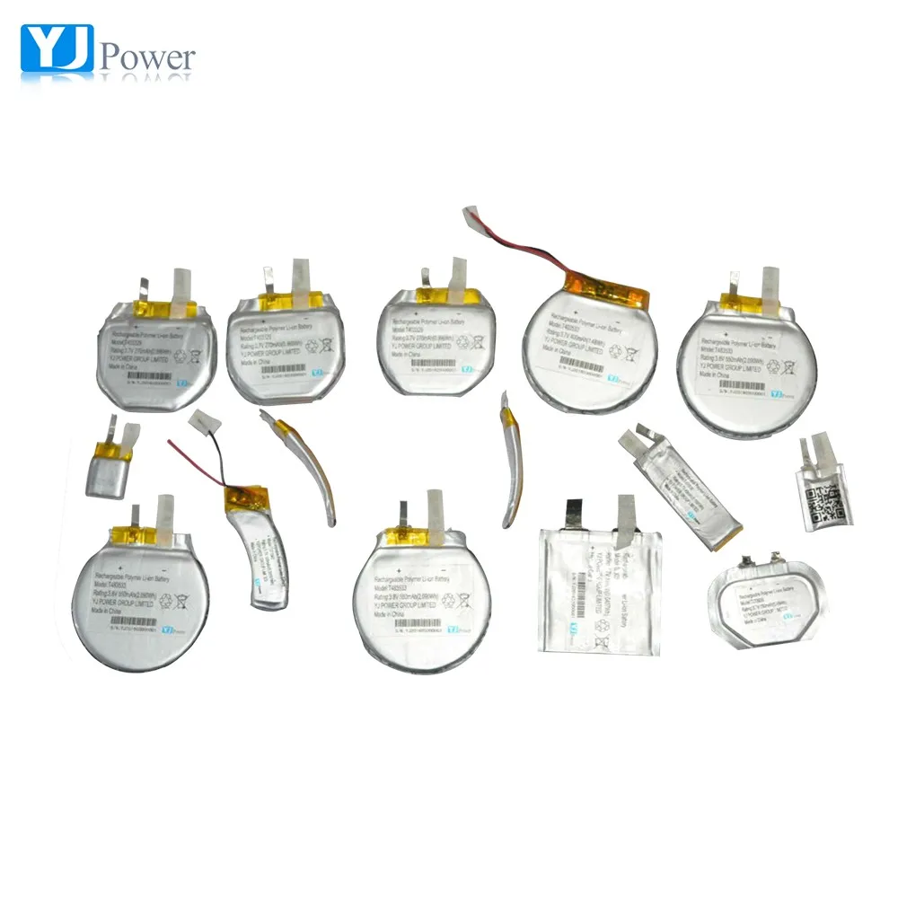 Round battery abnormal small rechargeable lithium polymer battery from smart watch 483533 403329