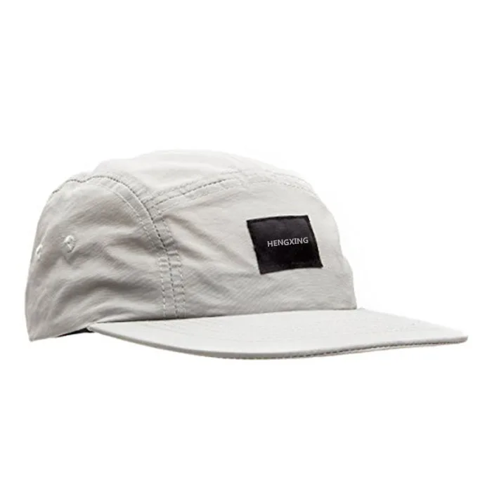 Классическая белая шапка папы винтажная Кепка на заказ с 5 панелью кепка для лагеря легкая Нейлоновая и
