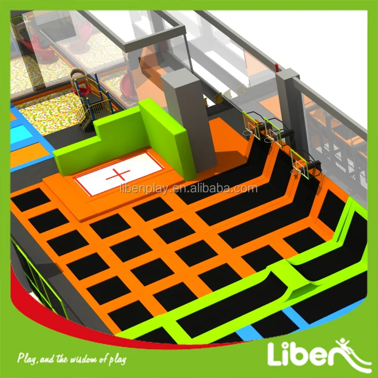High quality European Standard Commercial trampoline park with diversed activities