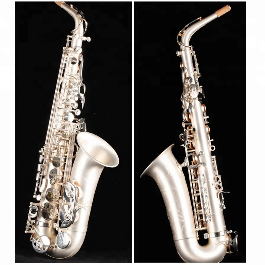 
Accept OEM Dasheng Music DSAS-711MS Matt Silver Alto Saxophone 