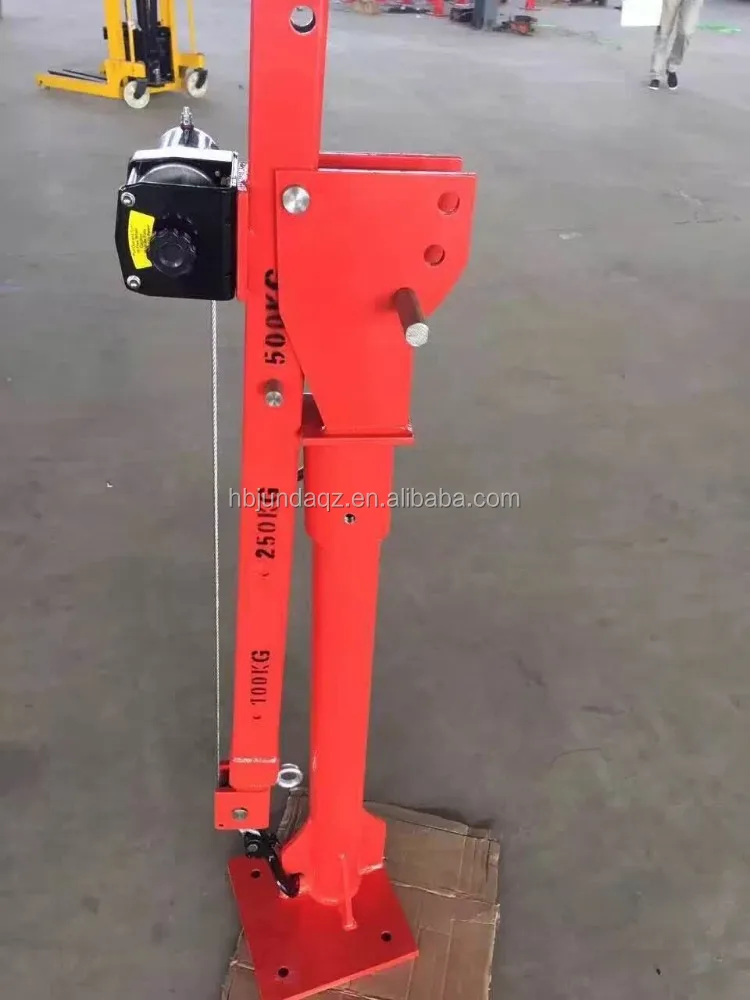 DC12V/24V pickup truck crane vehicle mounted lift motor crane