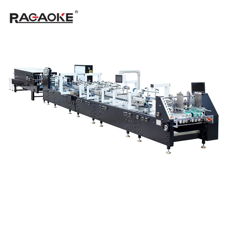 GK-650GS 4/6 POINTS CAKE PIZZA BOX GLUING PASTING MACHINE