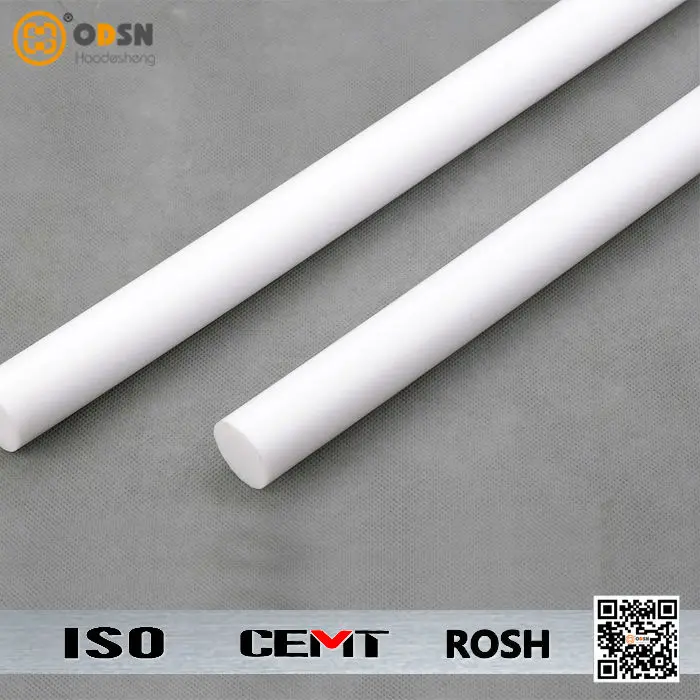 Чистый ptfe белый экструдированный стержень