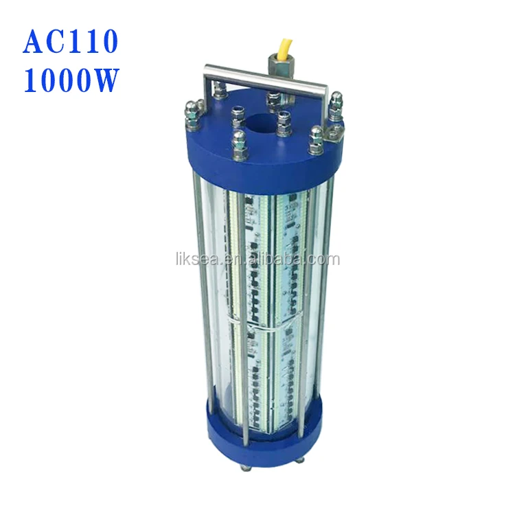 
LED Underwater fishing light IP68 Waterproof Squid 1000W AC 110V 