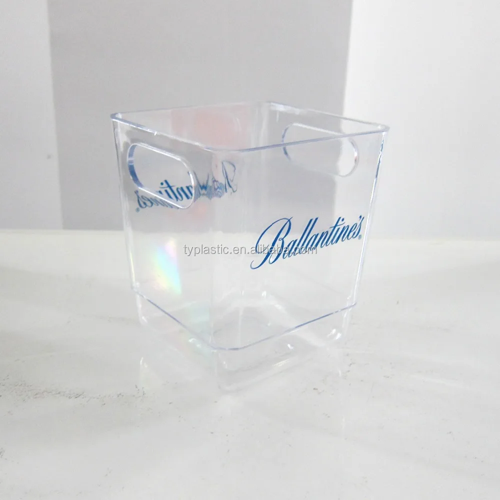 2024 New Product 1L Plastic Ice Bucket for Party