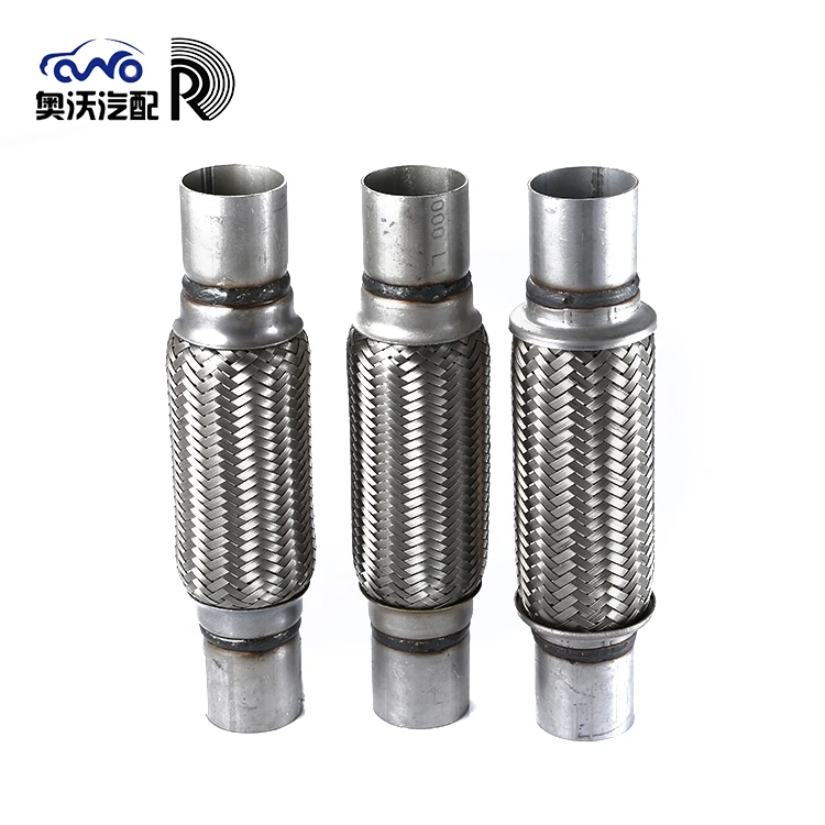 RUDIN Stainless Steel Flexible Metal Corrugated Pipe Auto Muffler