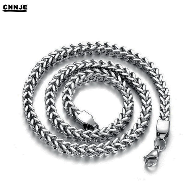 
Wholesale Gold Plated Punk Rock Style Chunky Heavy Wide Stainless Steel Link Chain Necklace 