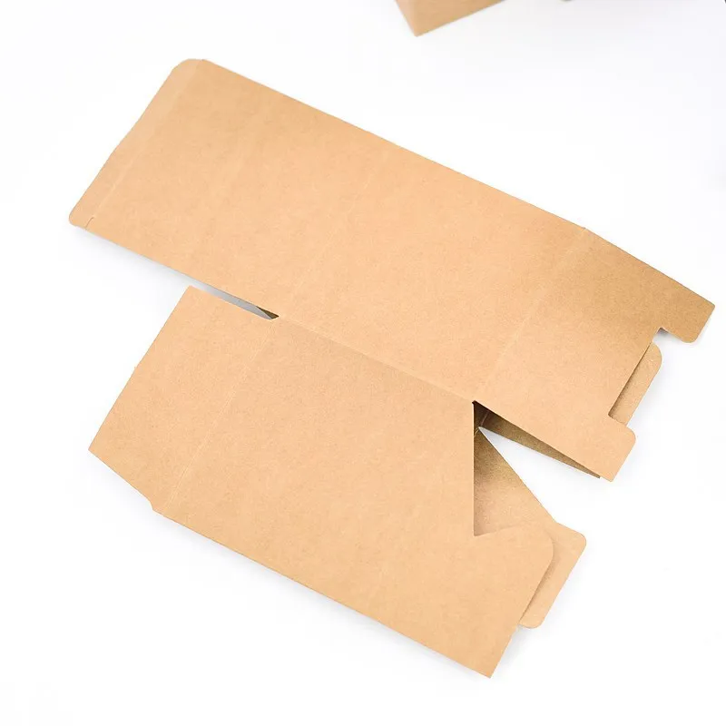 Custom kraft black small empty folding 300 gsm cheap Paper cardboard Pen perfume Packaging lipstick gift soap pencil Box Stock