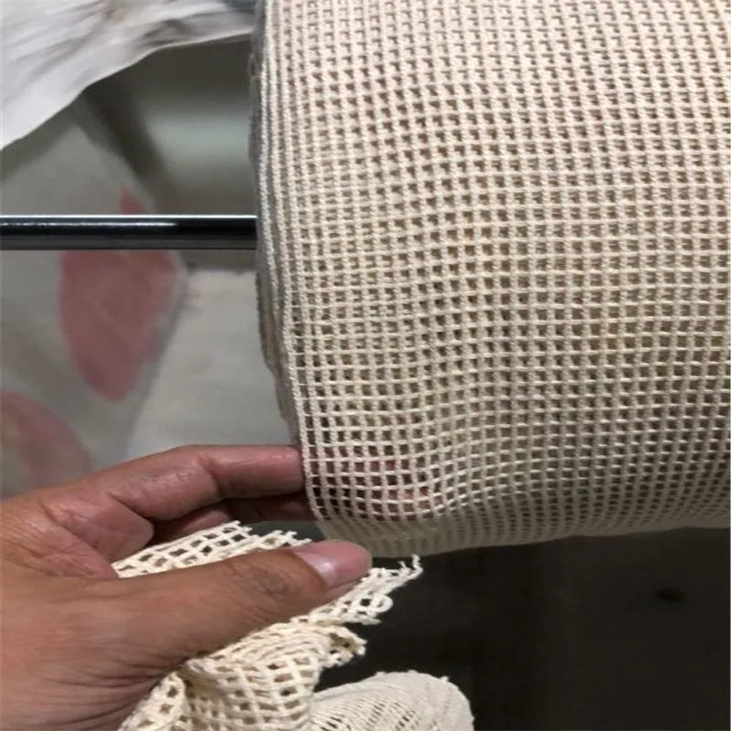 100% white cotton netting  mesh fabric