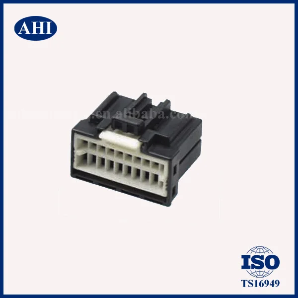 20 контакт. черный PBT водонепроницаемый пластиковый кабель провод запечатанный авто корпус разъема