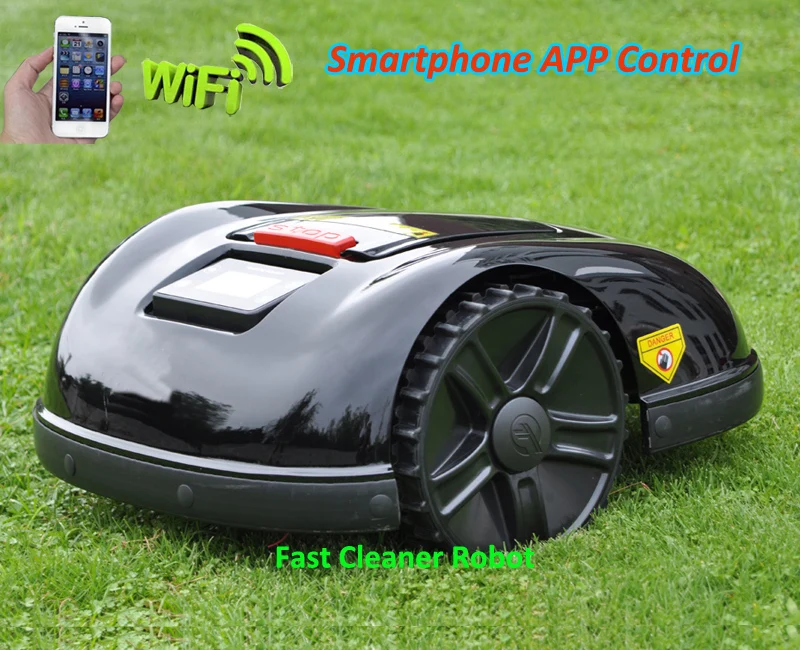
Newest and Best 5th Generation Gyroscope Robot lawn mower E1600T with Smartphone App control, 13.2AH Li-ion battery 
