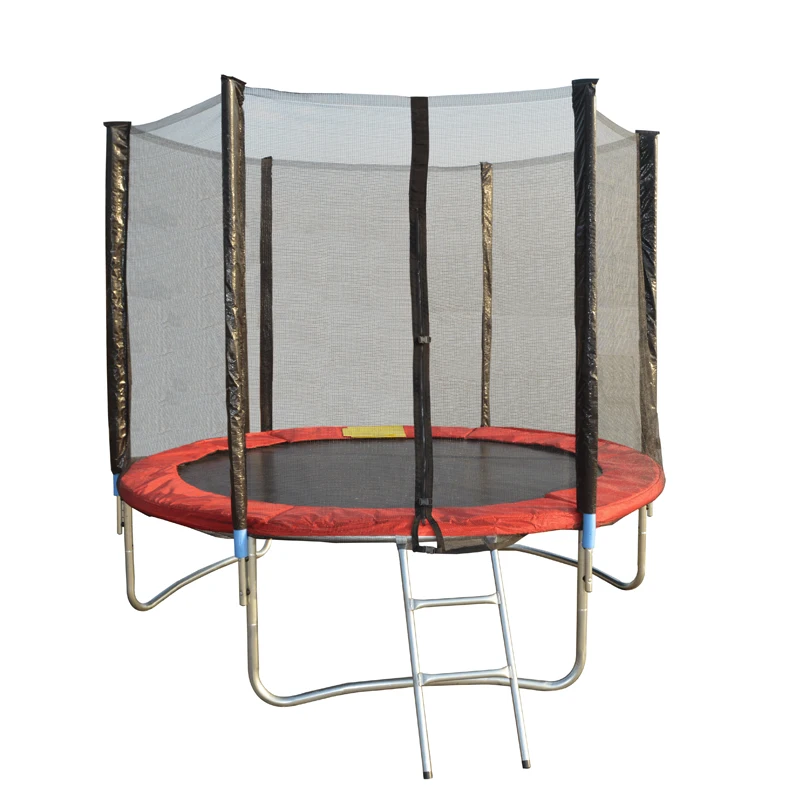 6ft trampoline with shoe bags and safety net