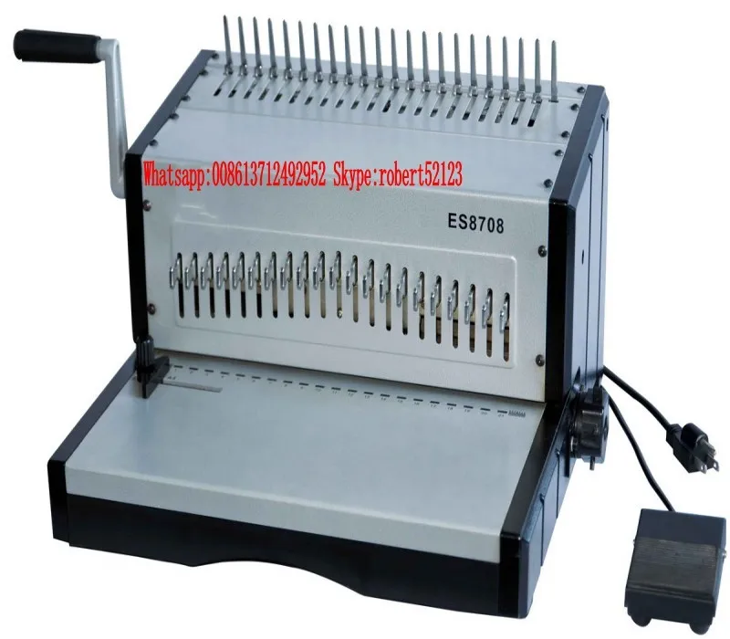 NanBo ST2960 Multi-functional Series Double Loop Wire and Plastic Binding Comb Binding Machine