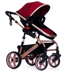 2 in 1 High Landscape Baby Stroller Type European Standard bebe babi 2 years babies bb toddler pousette stroler carrito