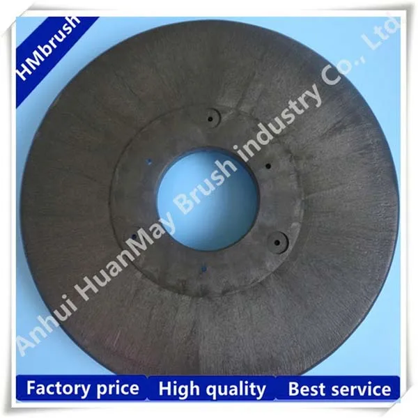 360mm Diameter Nylon Round Disc Floor scrubbing Brush For Scrubber