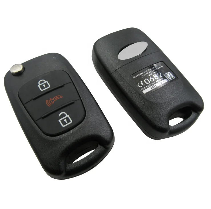 Hot sale car 3 button flip remote car key auto key