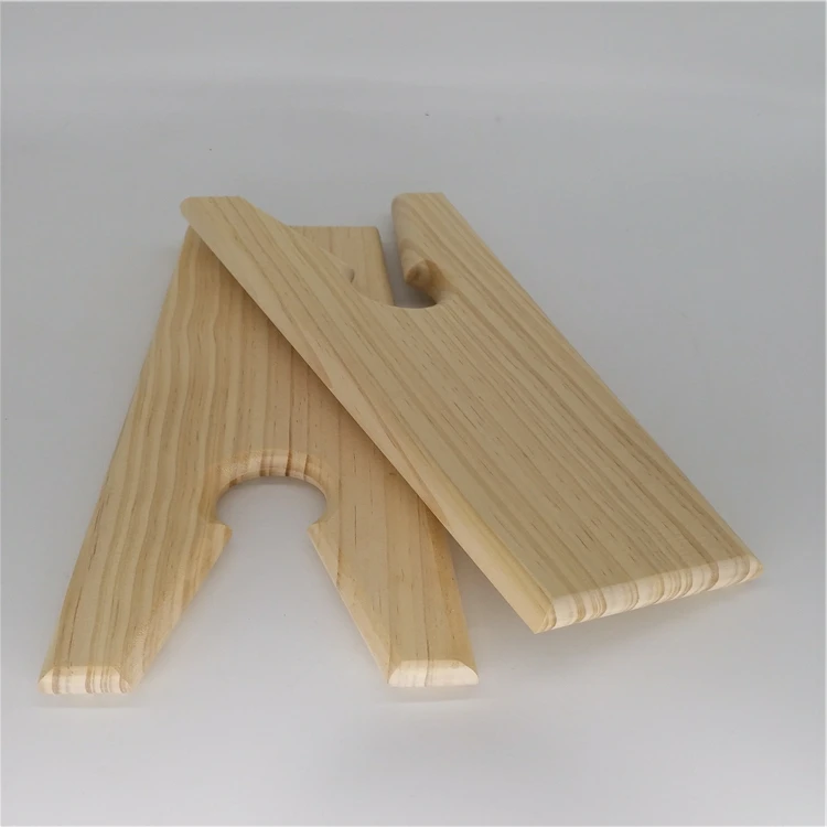 Solid pine wood holder for home decoration