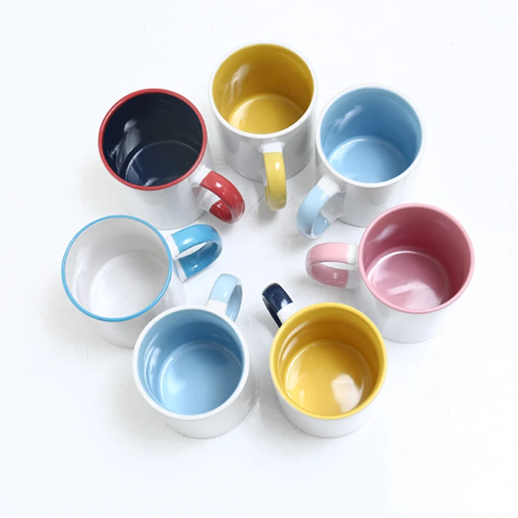 Wholesale promotion Grade AB two tone sublimation mug for printing