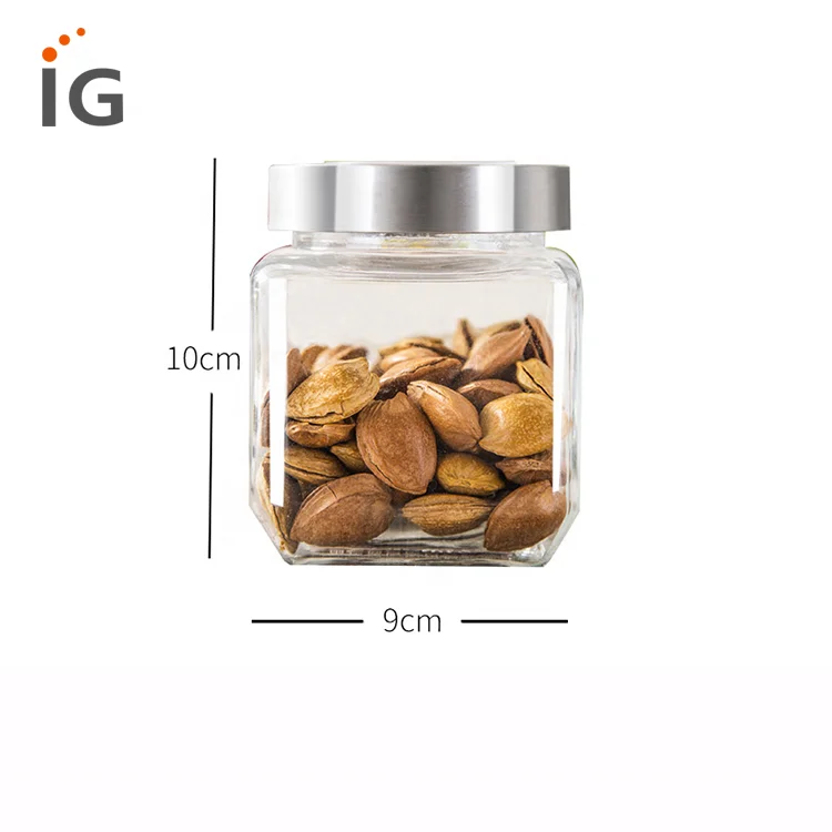 Glass Apothecary Jar Canister Set with Ball Lid