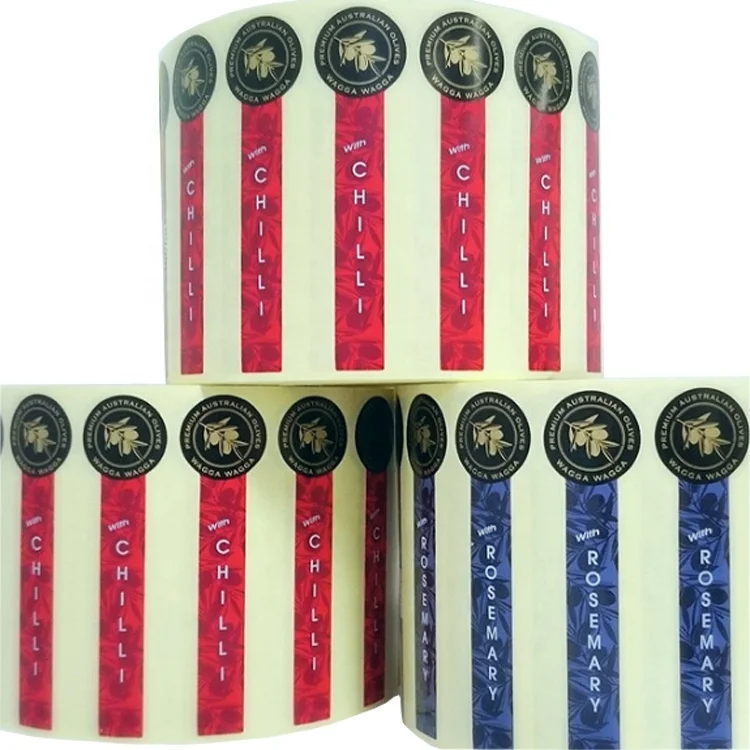 
Custom Tamper Evident Seal Sticker Labels On Rolls For Food Bottles And Jars 