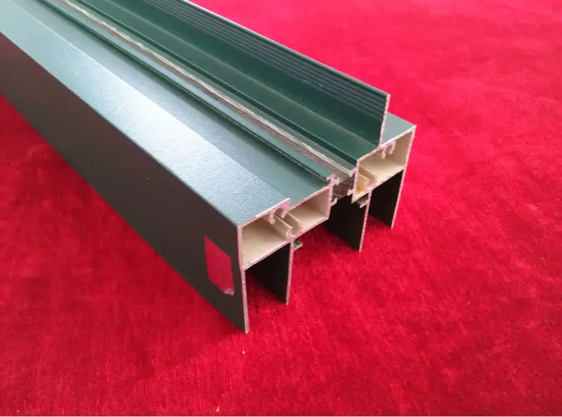 
Power coat aluminium profile for doors and windows frame 