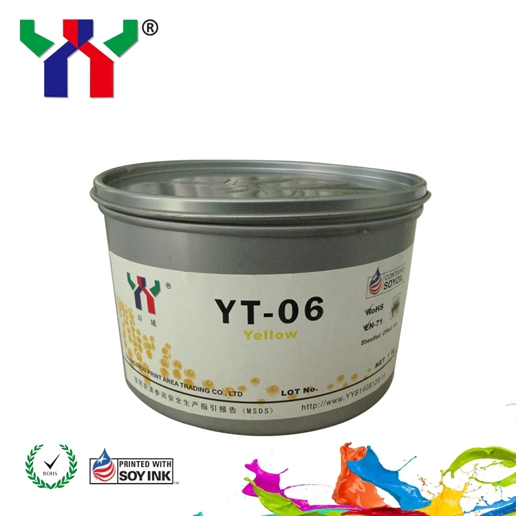YT-06 Offset Melamine Soy Ink for MELAMINE Foil Paper