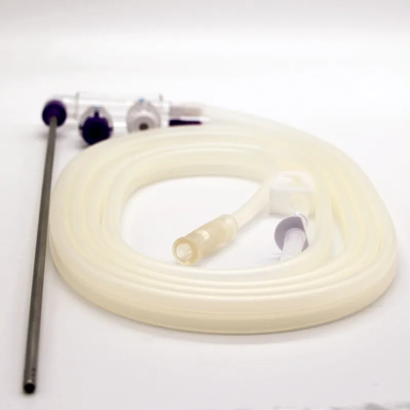 Two purposes Disposable Surgical Laparoscopic suction irrigation with tube CE ISO