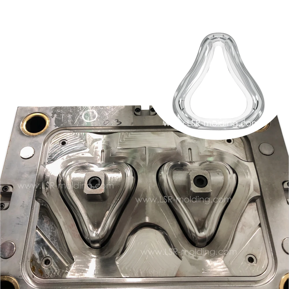 LSR Liquid Silicone Rubber Injection Molds for Medical Mask Cushion