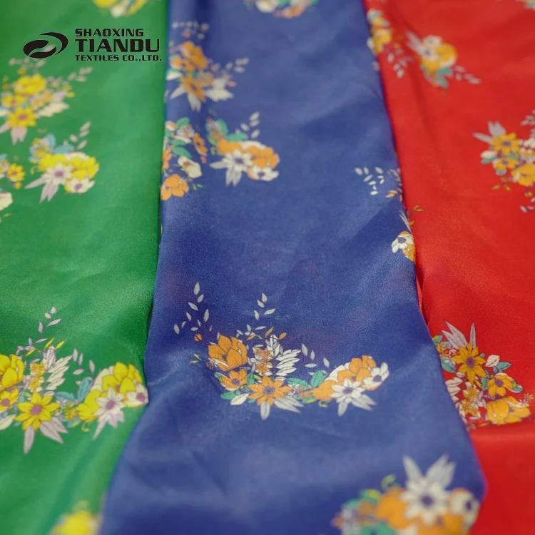 Высококачественная 100% шелковая шифоновая ткань с цифровым принтом для одежды