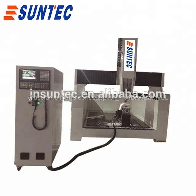 Цзинань низкой цене 3d фрезерные гравировка 4 оси 180 градусов поворотный hsd шпинделя деревообрабатывающие машины