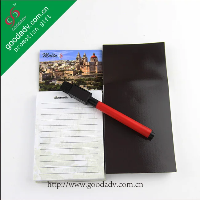 Индивидуальный магнитный блокнот для холодильника