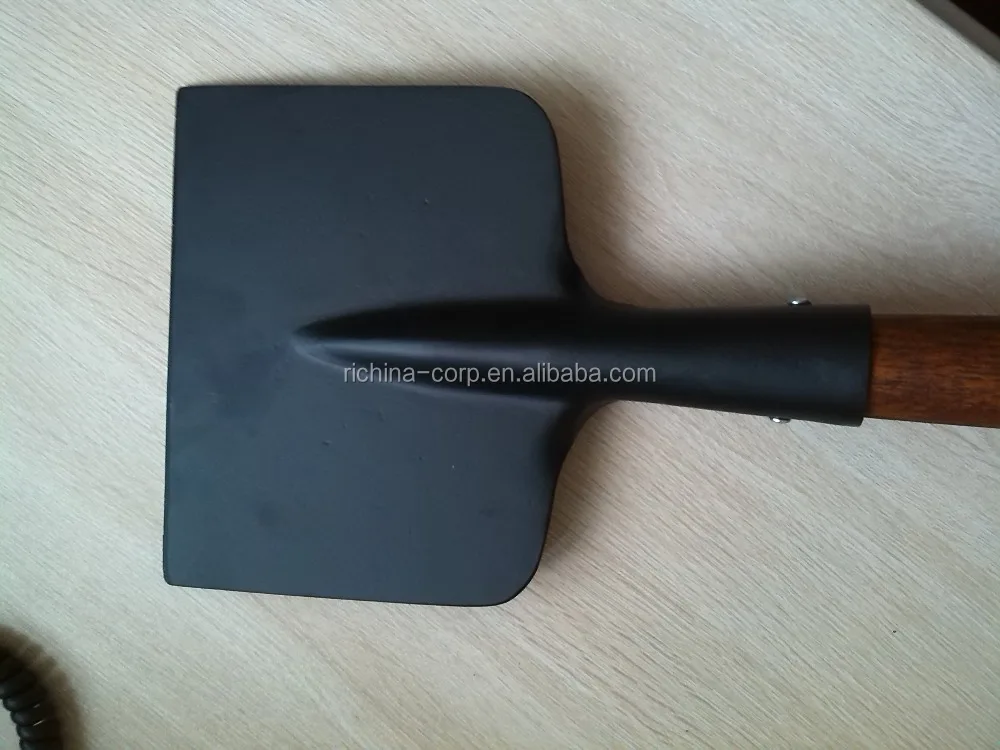 long wood handle, carbon steel head, sidewalk snow scraper