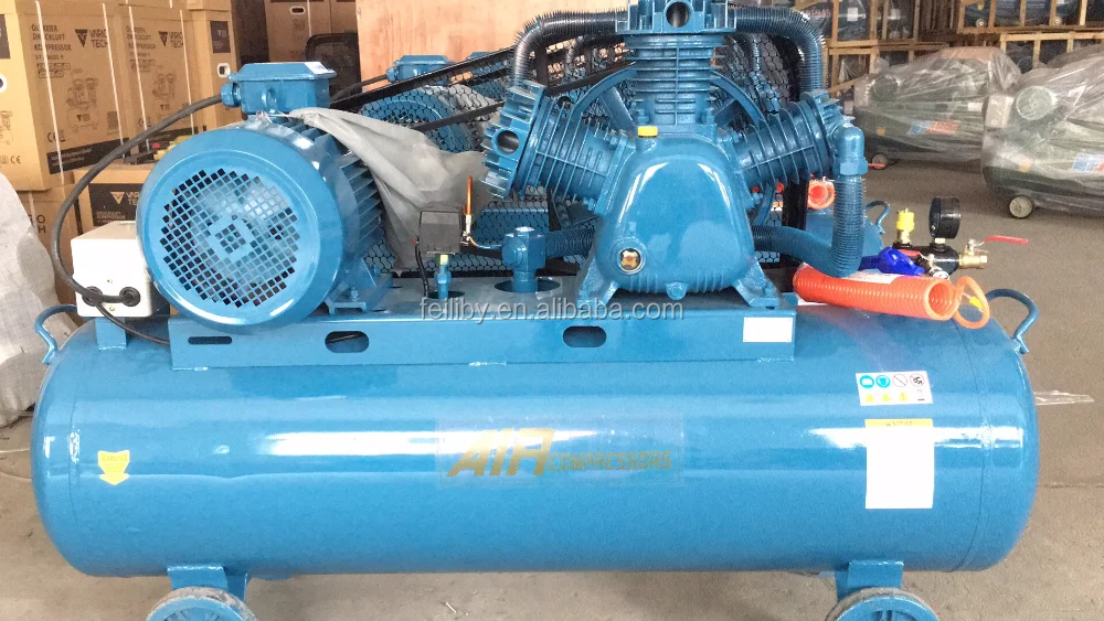 15horse power  industrial belt driven air compressor machine 45cfm philippine use