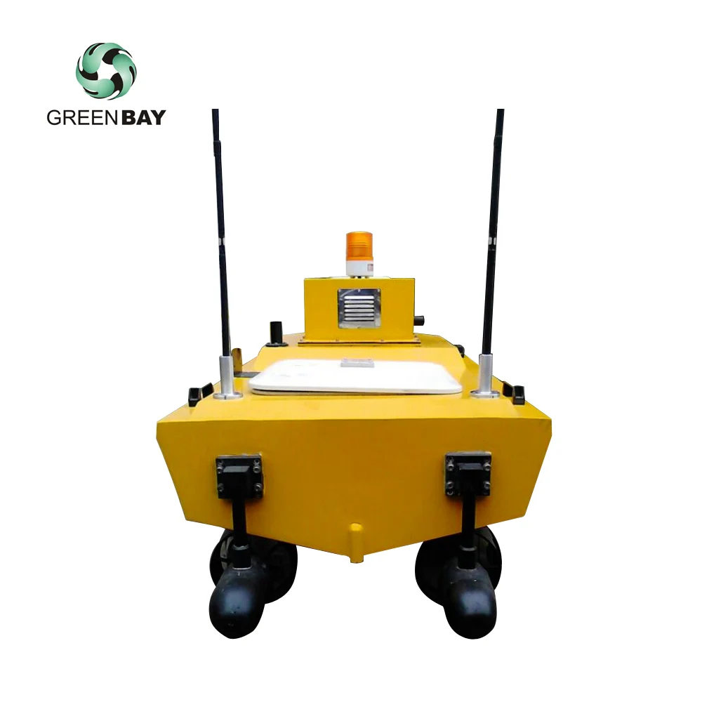 USV-I1650 Unmanned survey boat Powerful remote controlled survey boat double propeller surface vessel wide profile for stability