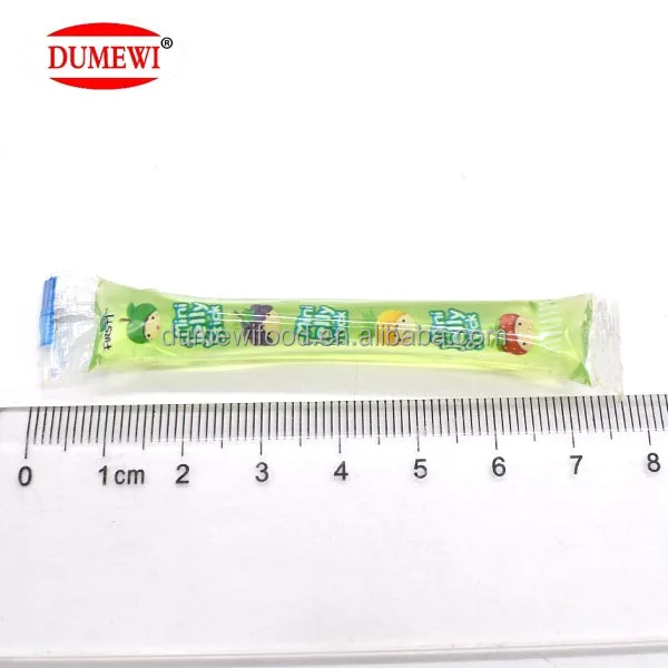 Недорогие мини-желейные палочки в ассортименте с фруктами, 12 шт.