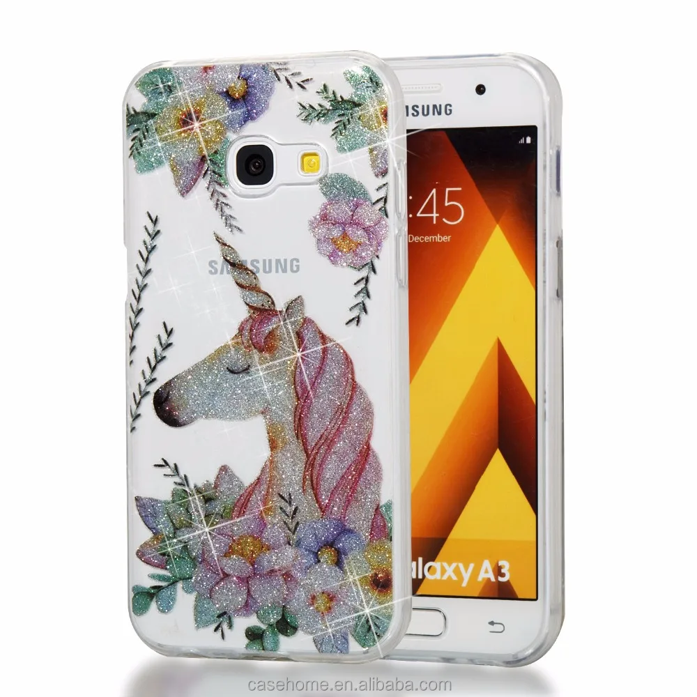 IMD transparent phone case for samsung A3 2017