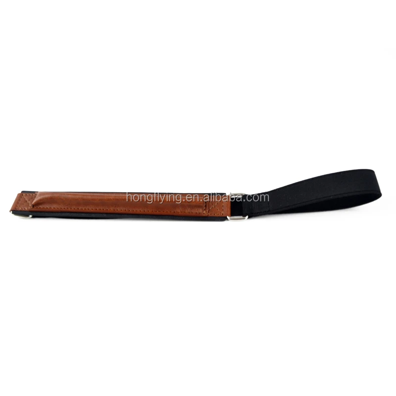 
portable stationary pu leather pen holder with strap 