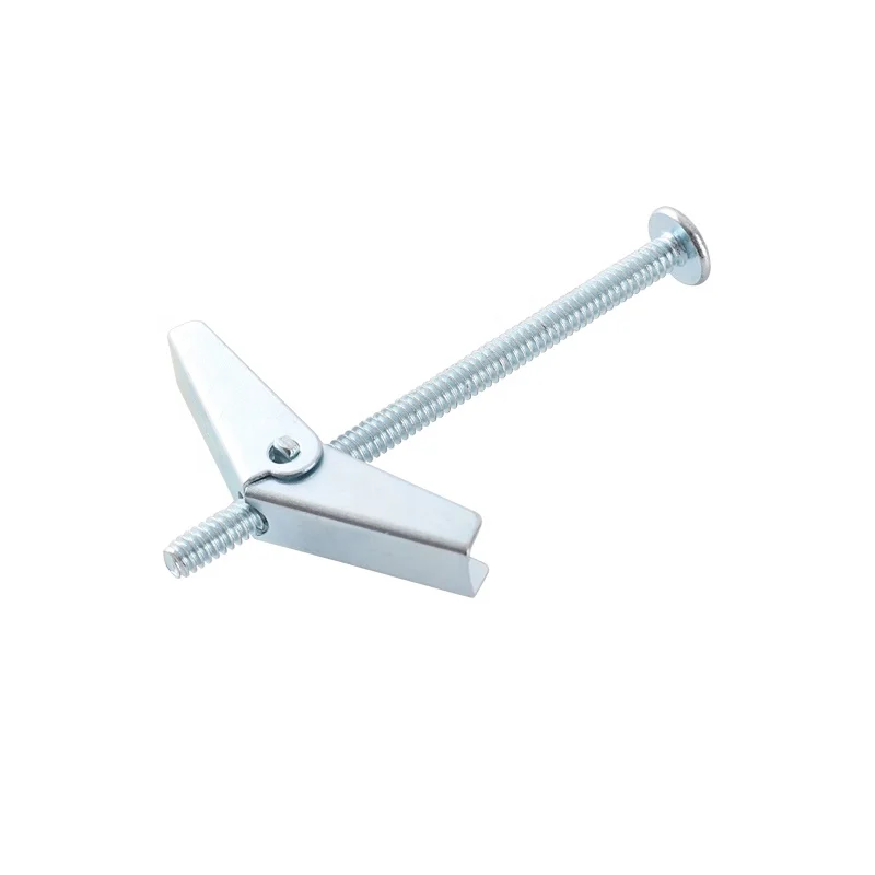 flat hex  round  mushroom head  spring toggle with eye bolt