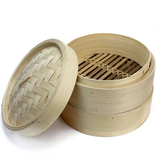 Wholesale mini dim sum square bamboo steamer basket for sale