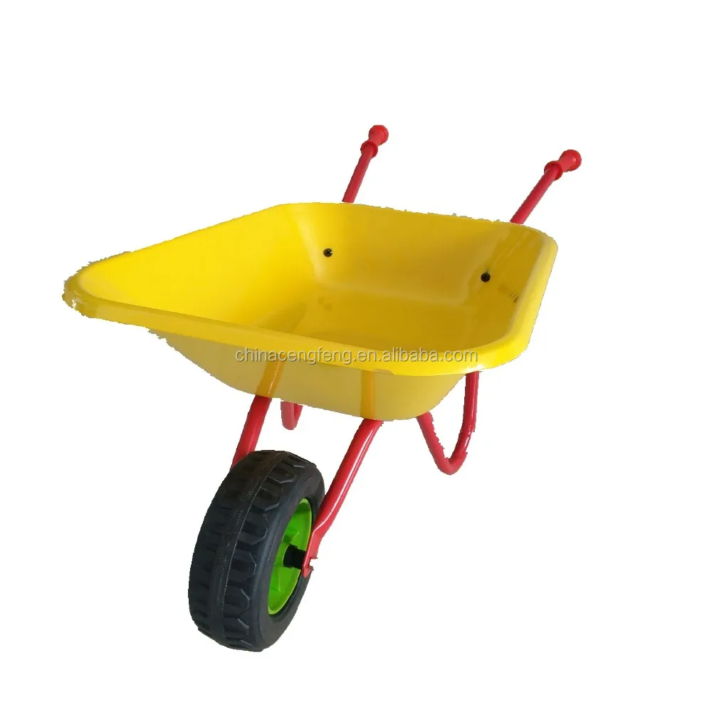 
steel tray kids wheelbarrow 
