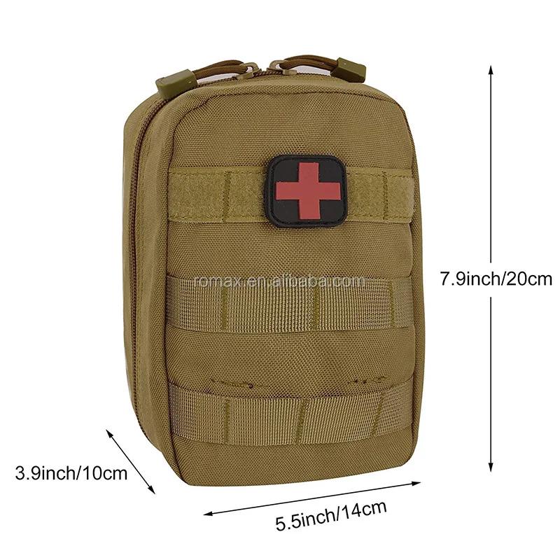 Small Outdoor Tactical Survival Kit molle Medical First Aid Kit Pouch